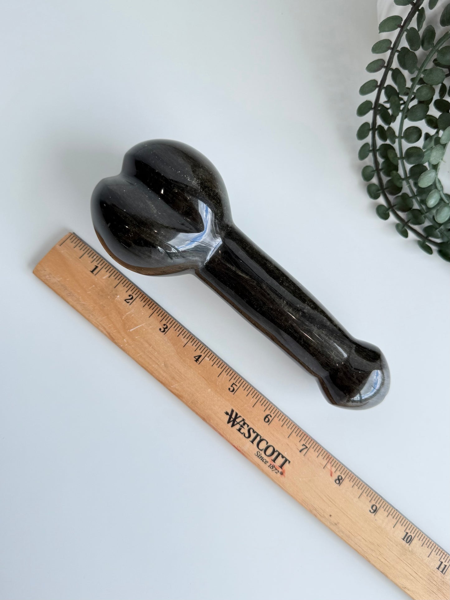Sheen Obsidian Root Chakra Sculpture