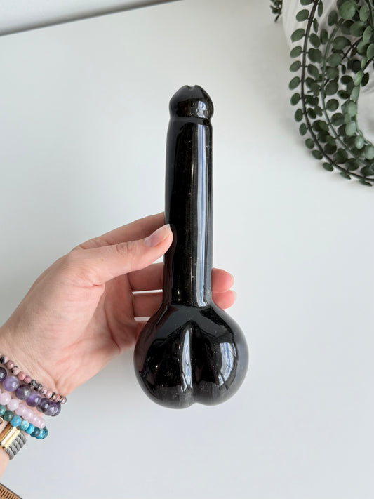 Sheen Obsidian Root Chakra Sculpture