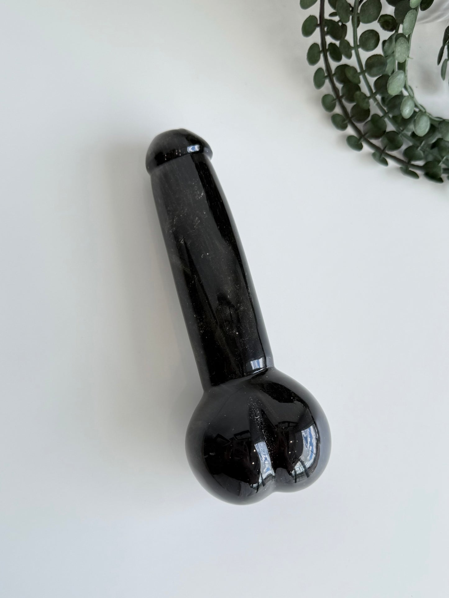 Sheen Obsidian Root Chakra Sculpture