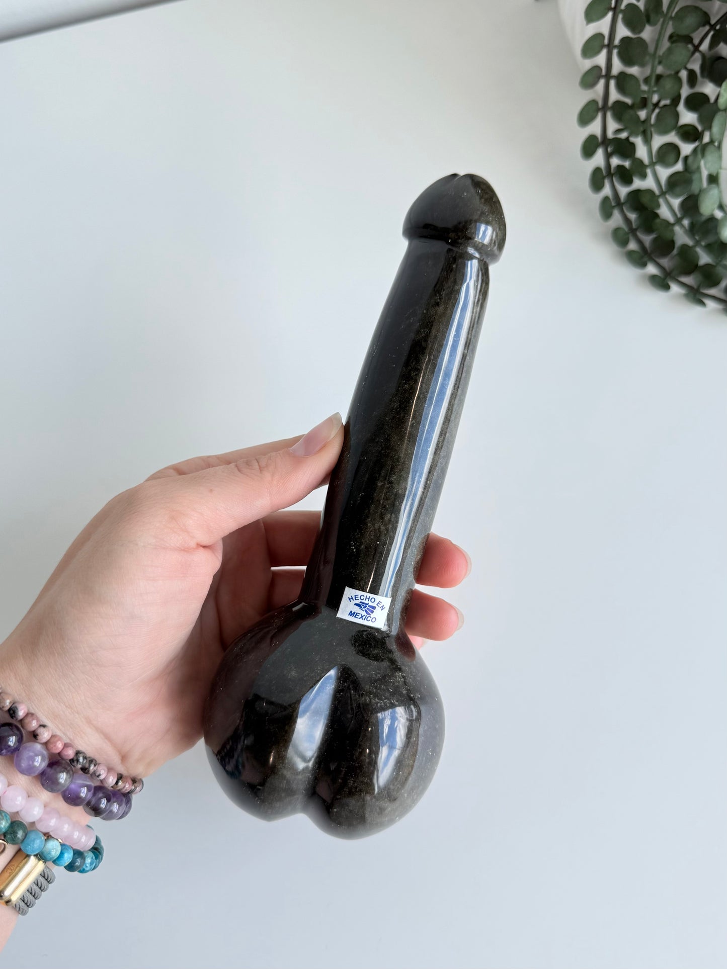 Sheen Obsidian Root Chakra Sculpture