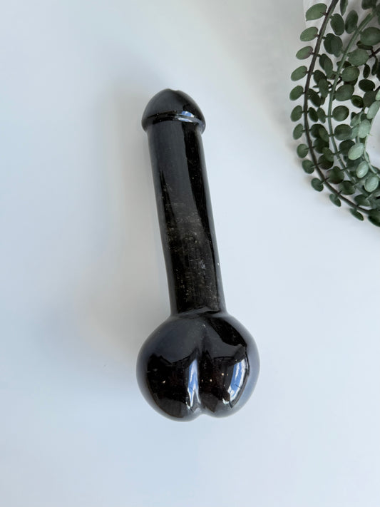 Sheen Obsidian Root Chakra Sculpture