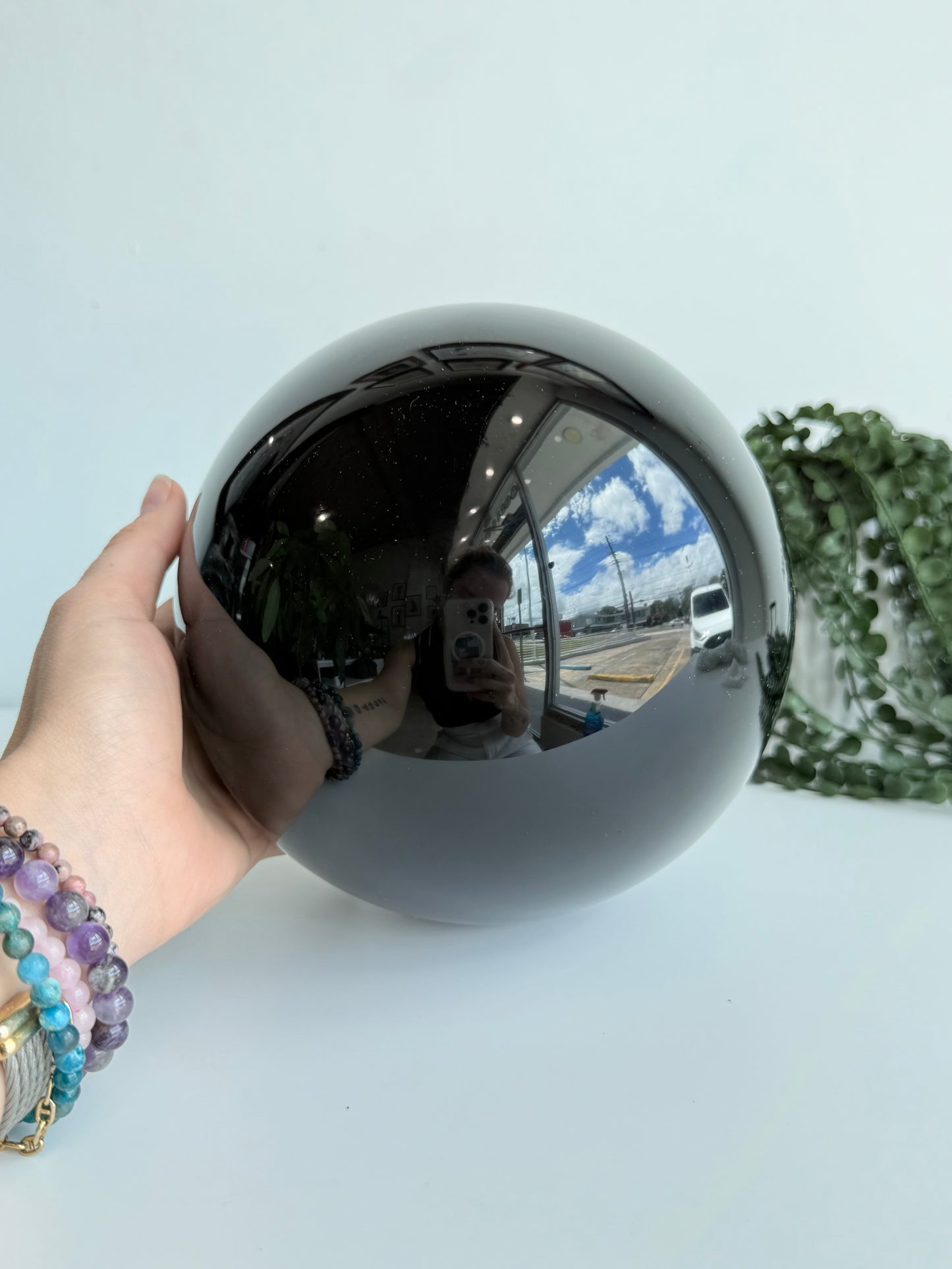 Black Obsidian Sphere - Mexico