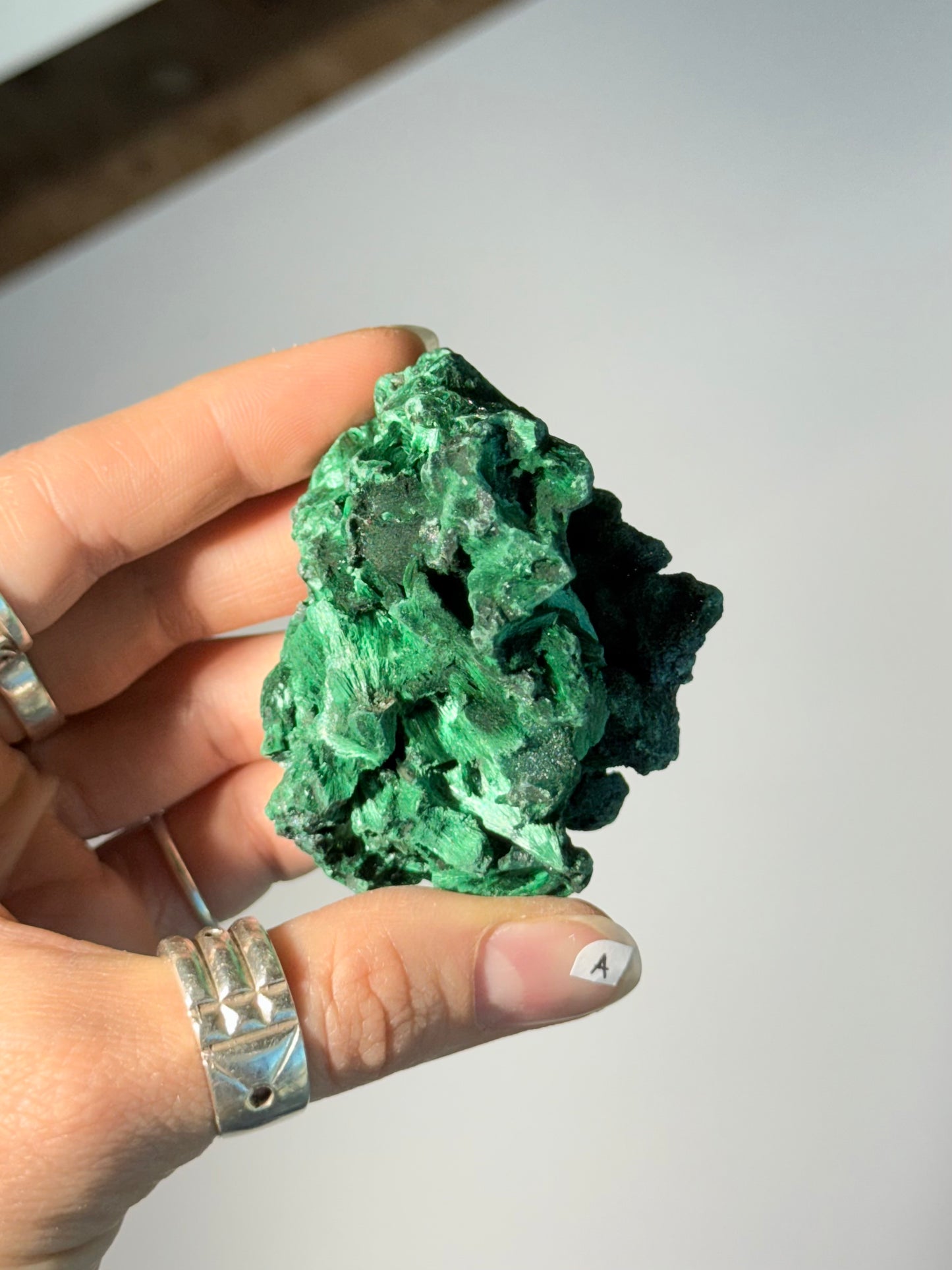 Raw Malachite ( A )