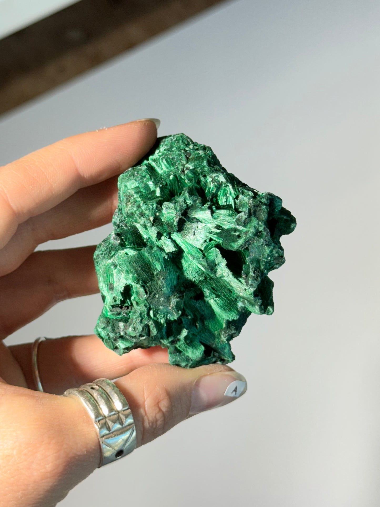 Raw Malachite ( A )