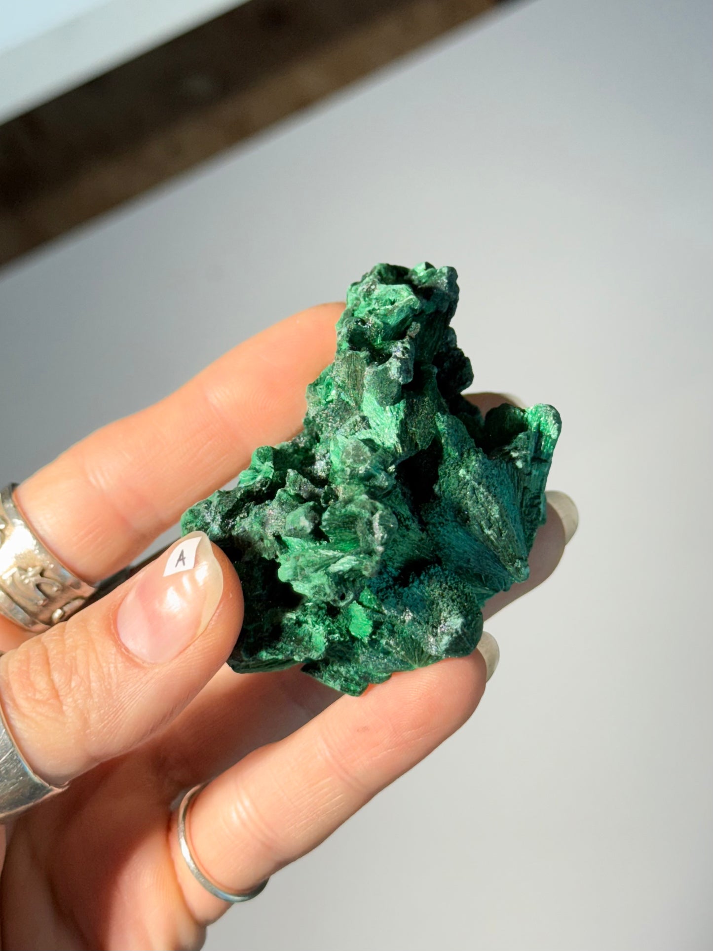 Raw Malachite ( A )