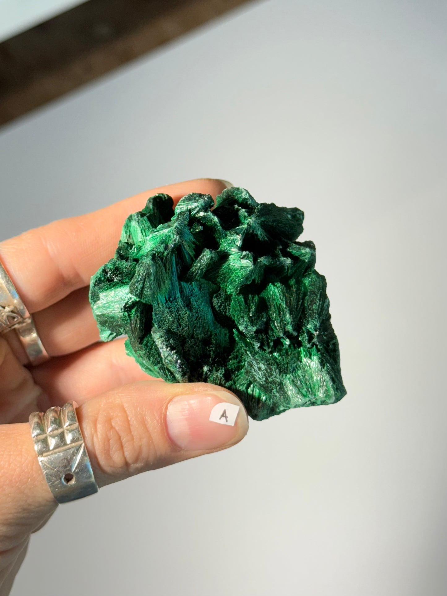 Raw Malachite ( A )