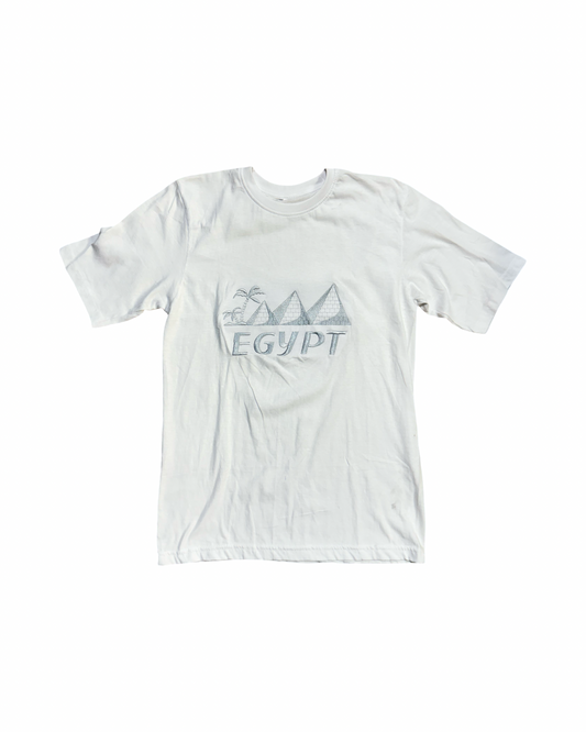 White  T-Shirt 100% Egyptian Cotton ( SMALL )