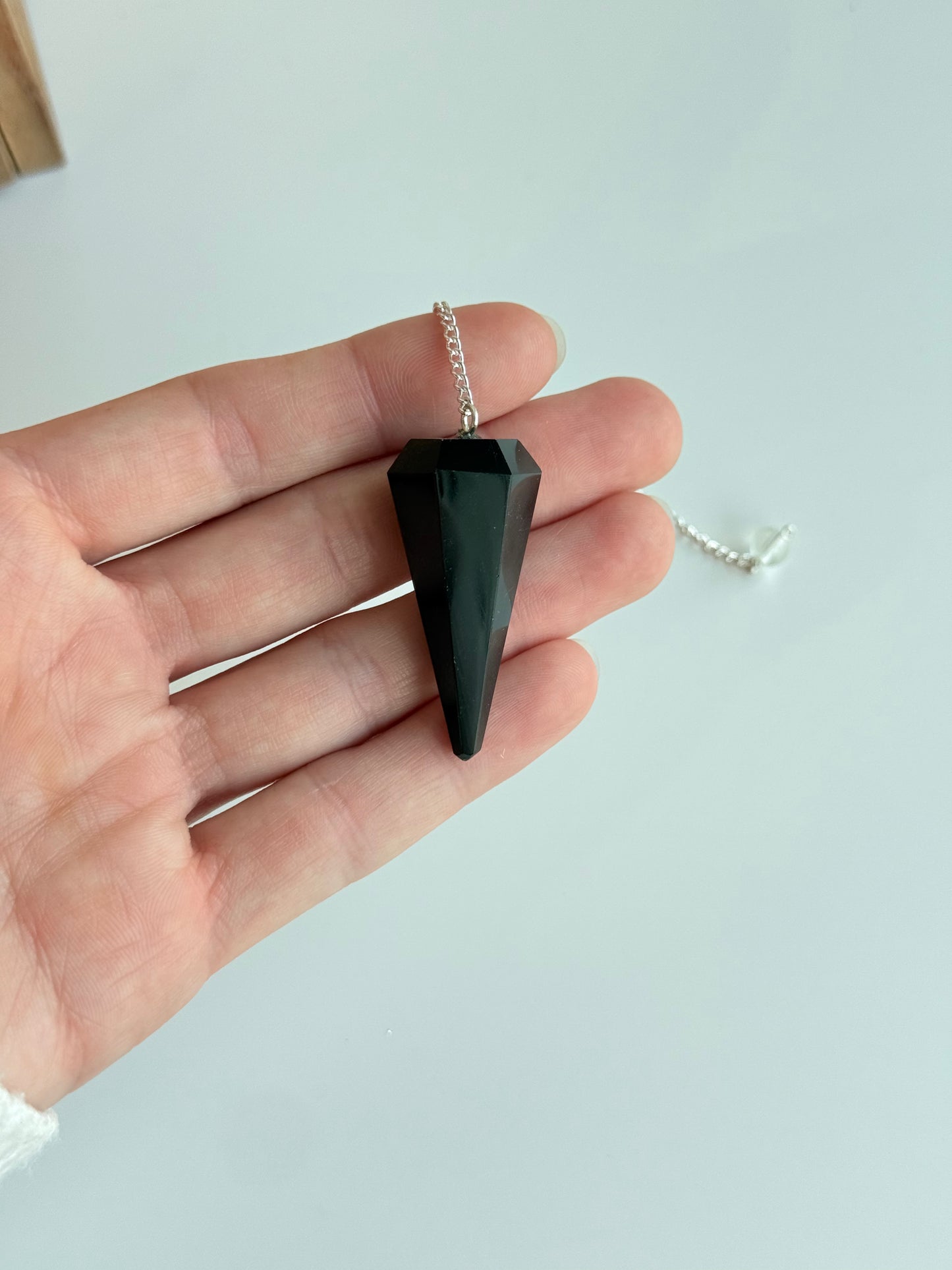 Black Obsidian Pendulum