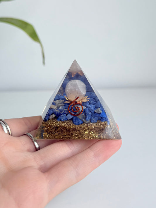 Lapis Lazuli Orgonite with Copper