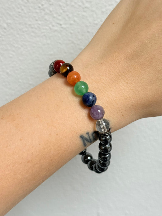 Hematite Chakra Bracelet 8mm