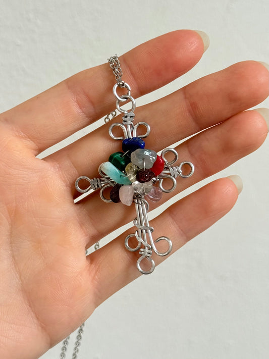 Cross Chakra Necklace