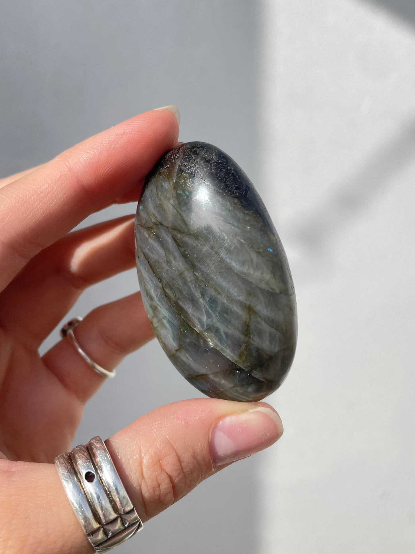 Labradorite Palm Stone