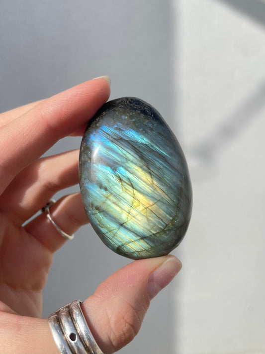 Labradorite Palm Stone
