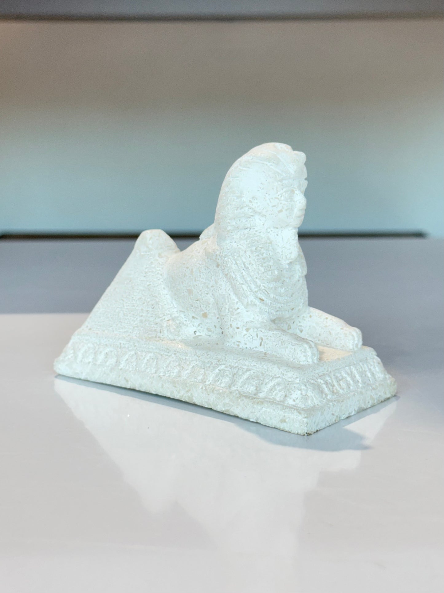 Sphinx with Pyramid sculpture