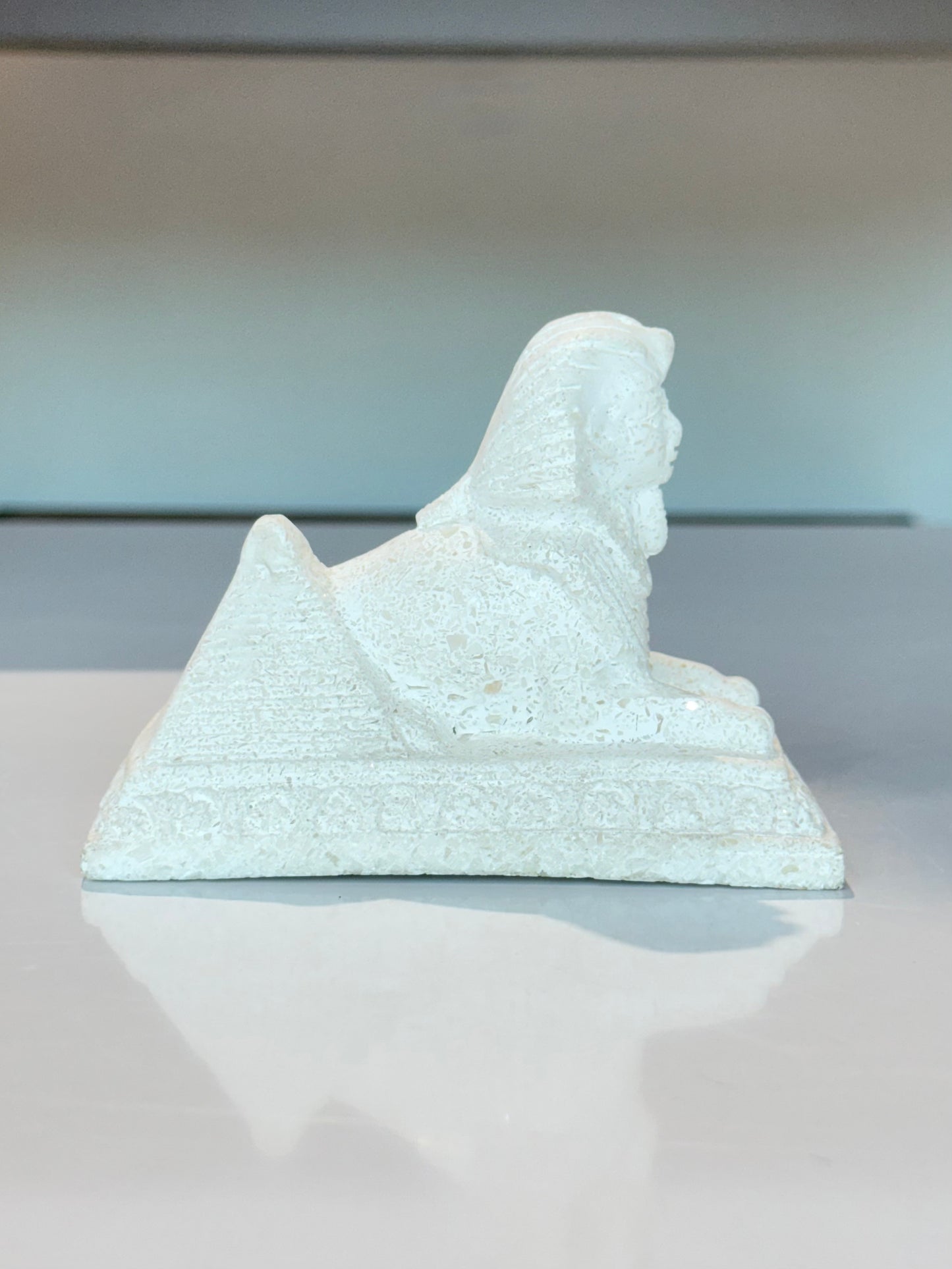 Sphinx with Pyramid sculpture