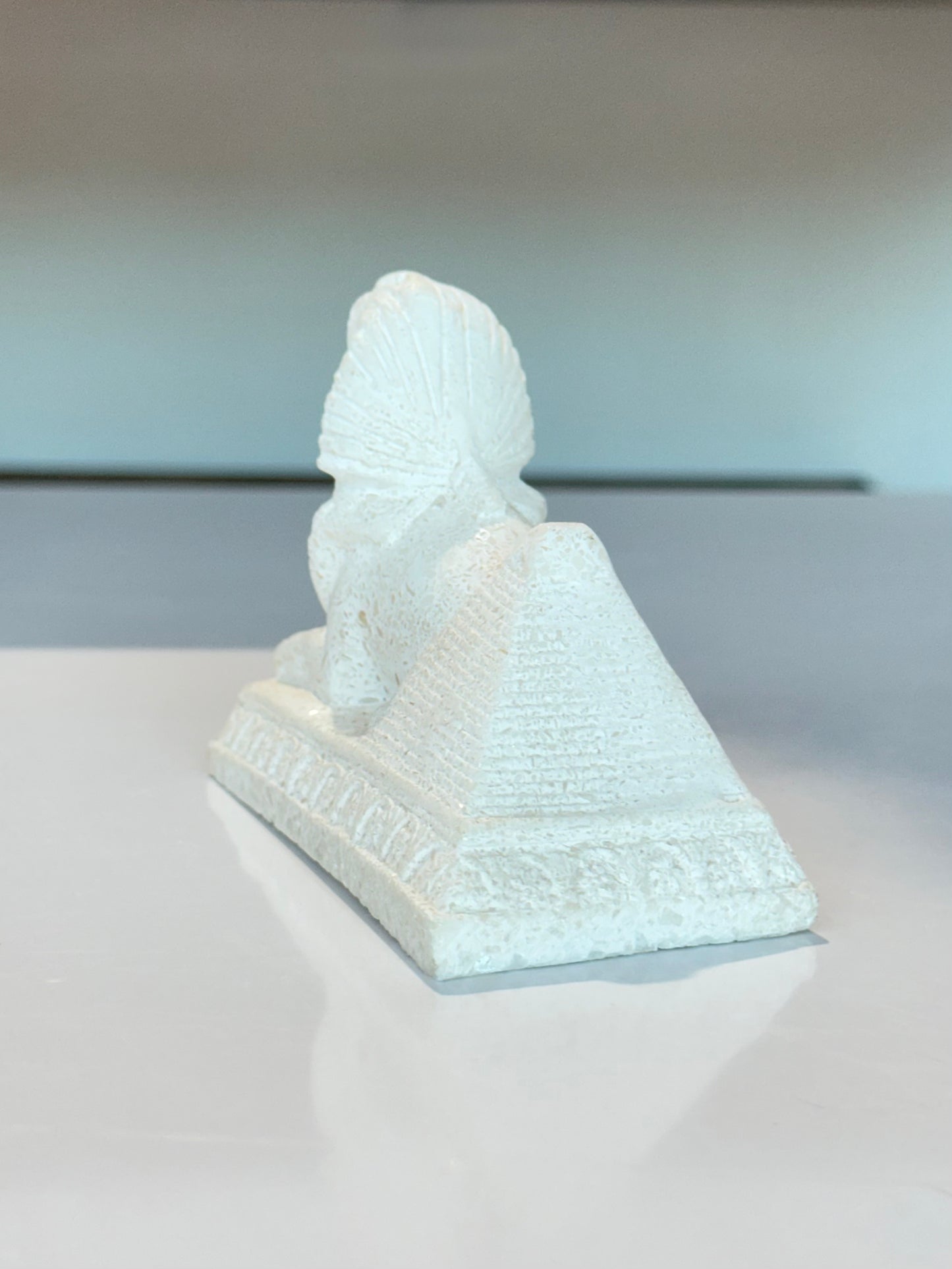 Sphinx with Pyramid sculpture