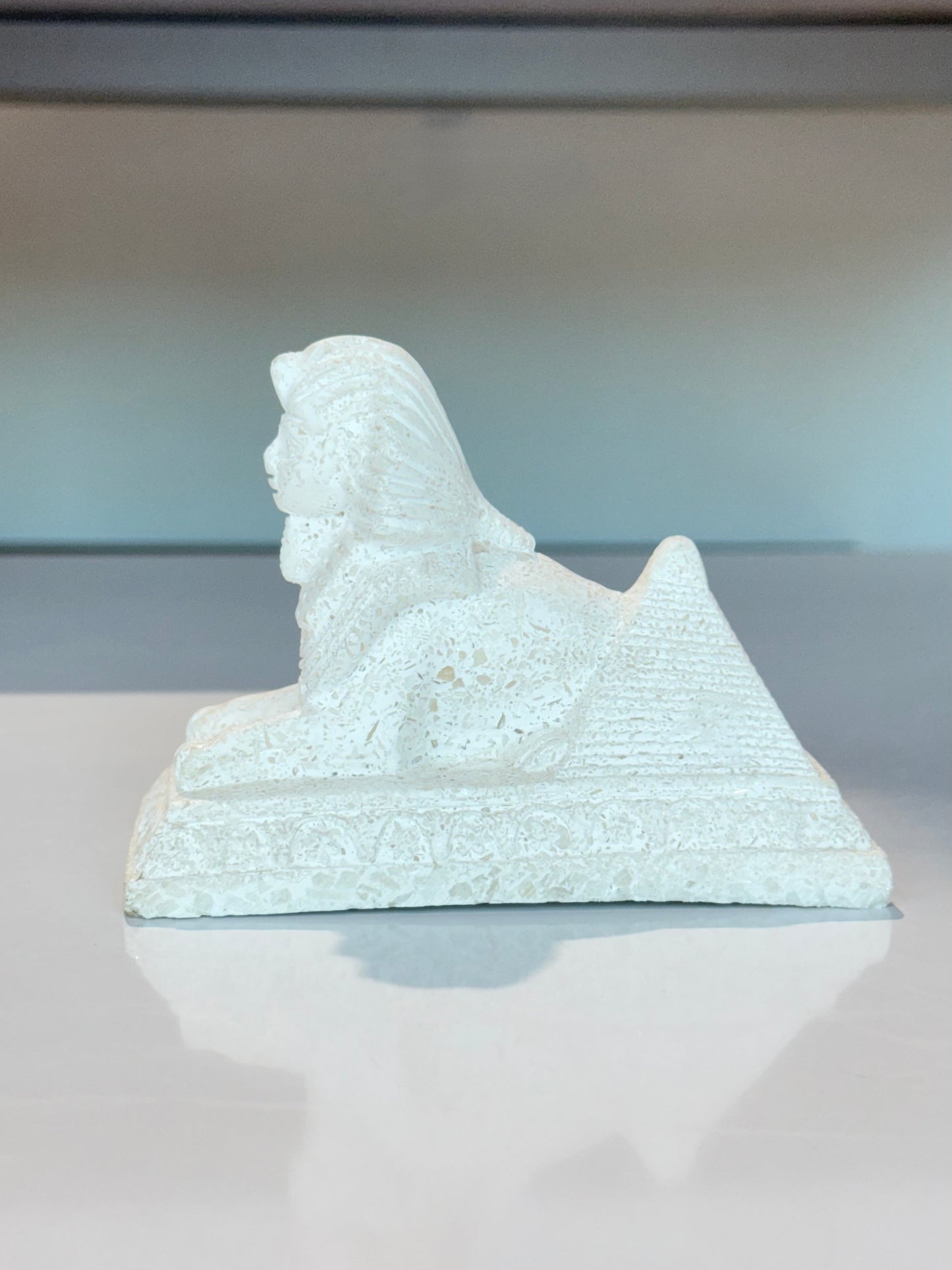 Sphinx with Pyramid sculpture