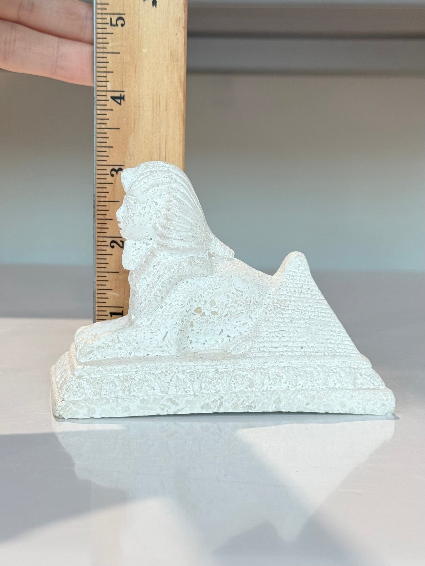 Sphinx with Pyramid sculpture