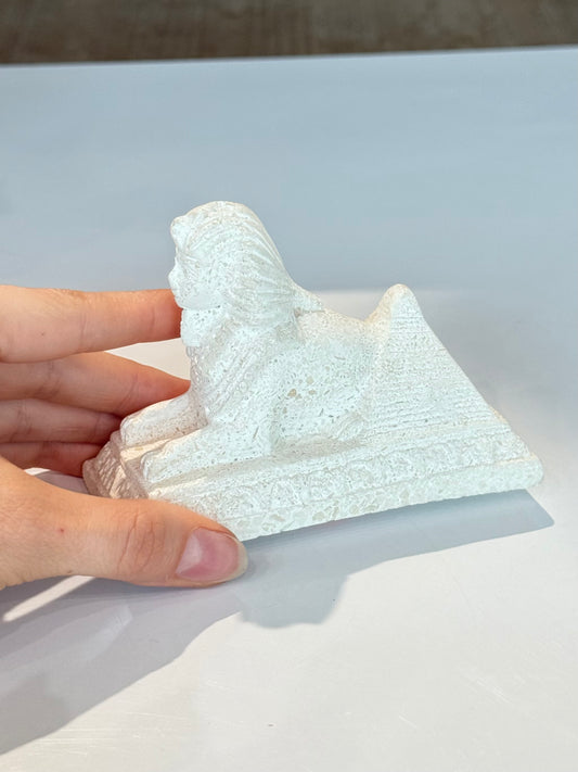 Sphinx with Pyramid sculpture