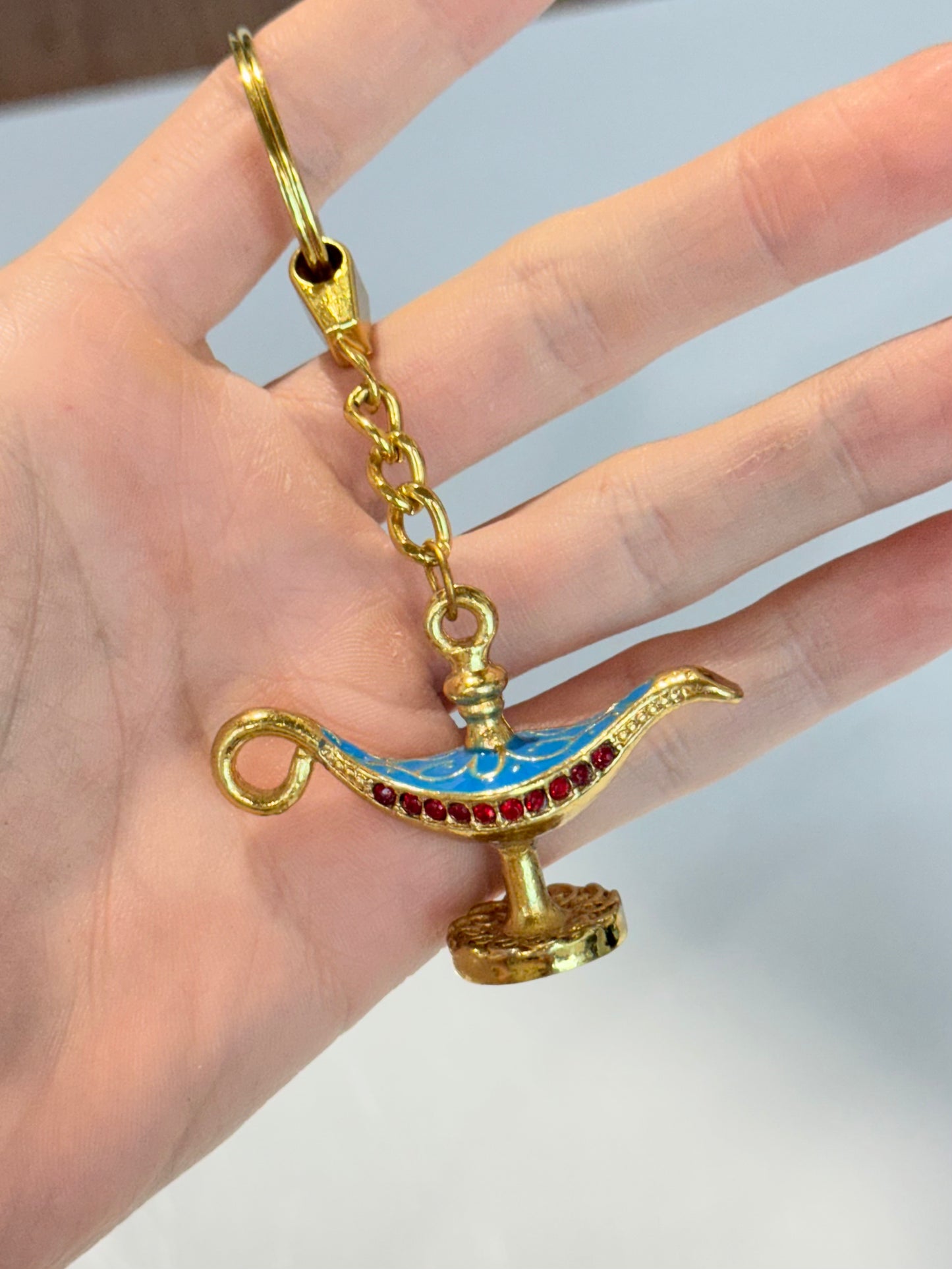 Magic Lamp KeyChain ( Baby Blue )