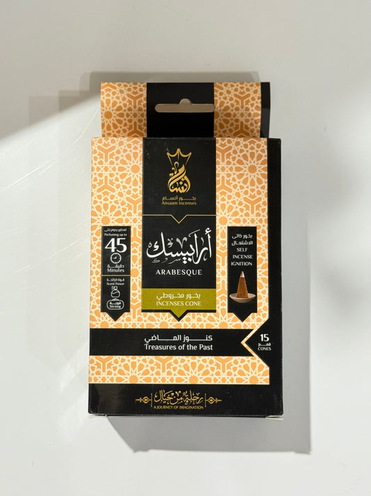 Arabesque (Treasures of the Past) 45 min burning time ( Cones )