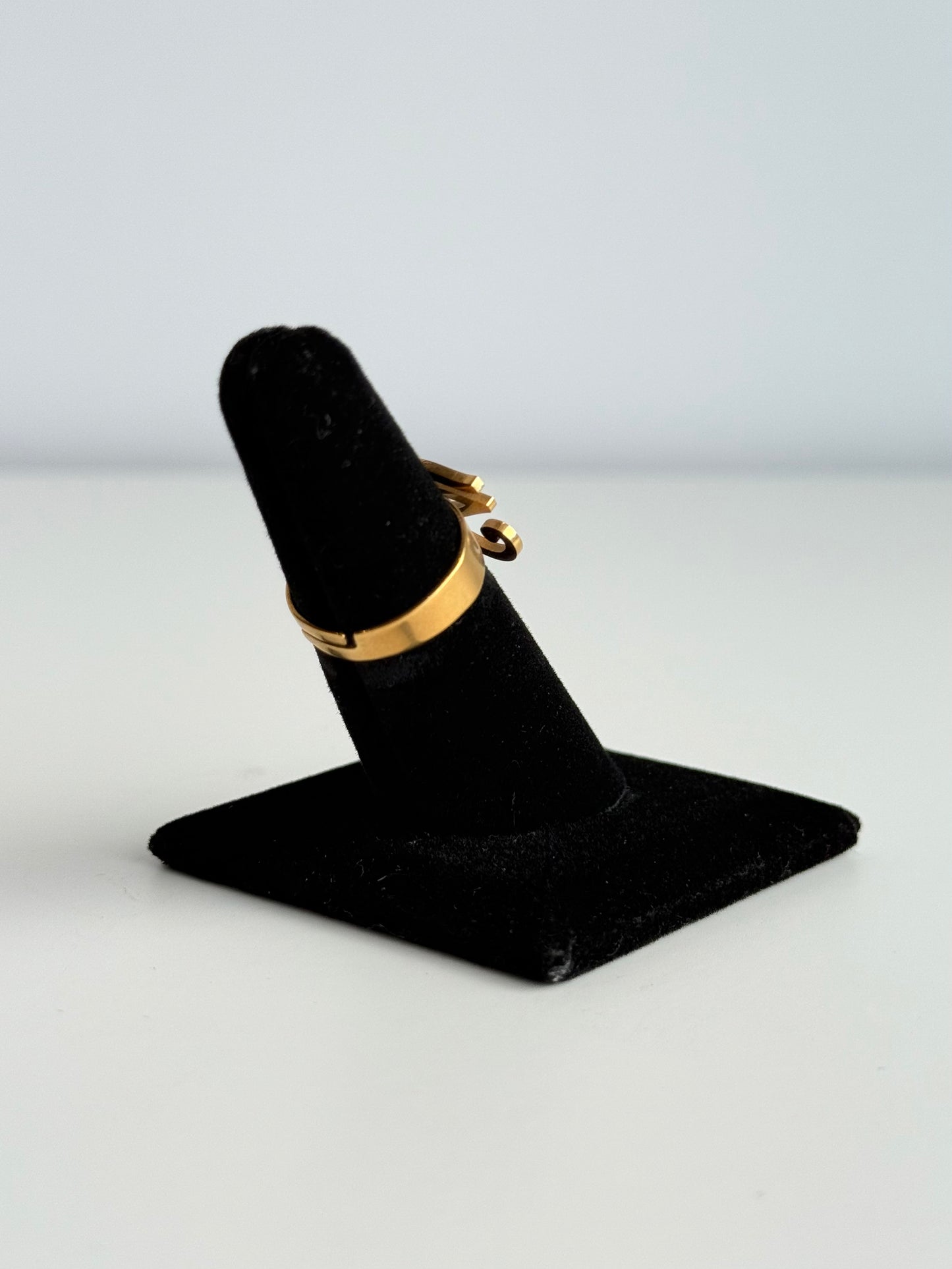 Eye of Horus Adjustable Brass Ring – Best Fits Size 6 and Can Be Adjusted Larger