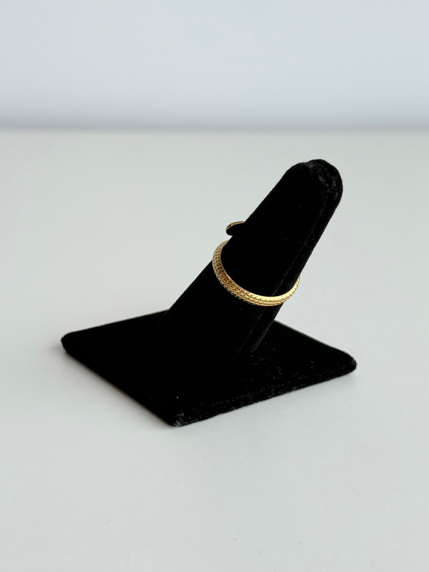Snake Adjustable Brass Ring – Best Fits Size 7 and Can Be Adjusted Larger