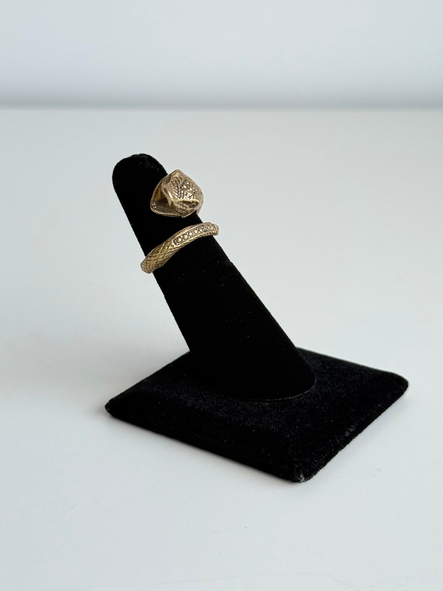 Snake Adjustable Brass Ring – Best Fits Size 5 and Can Be Adjusted Larger
