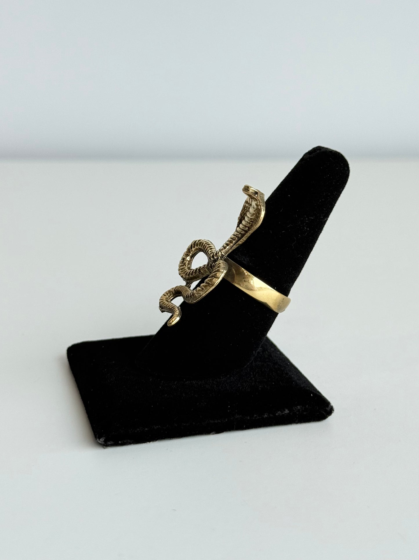 Snake Adjustable Brass Ring – Best Fits Size 7.5 and Can Be Adjusted Larger