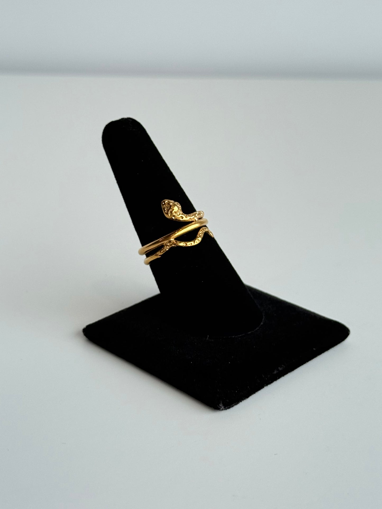 Snake Adjustable Brass Ring – Best Fits Size 7 and Can Be Adjusted Larger
