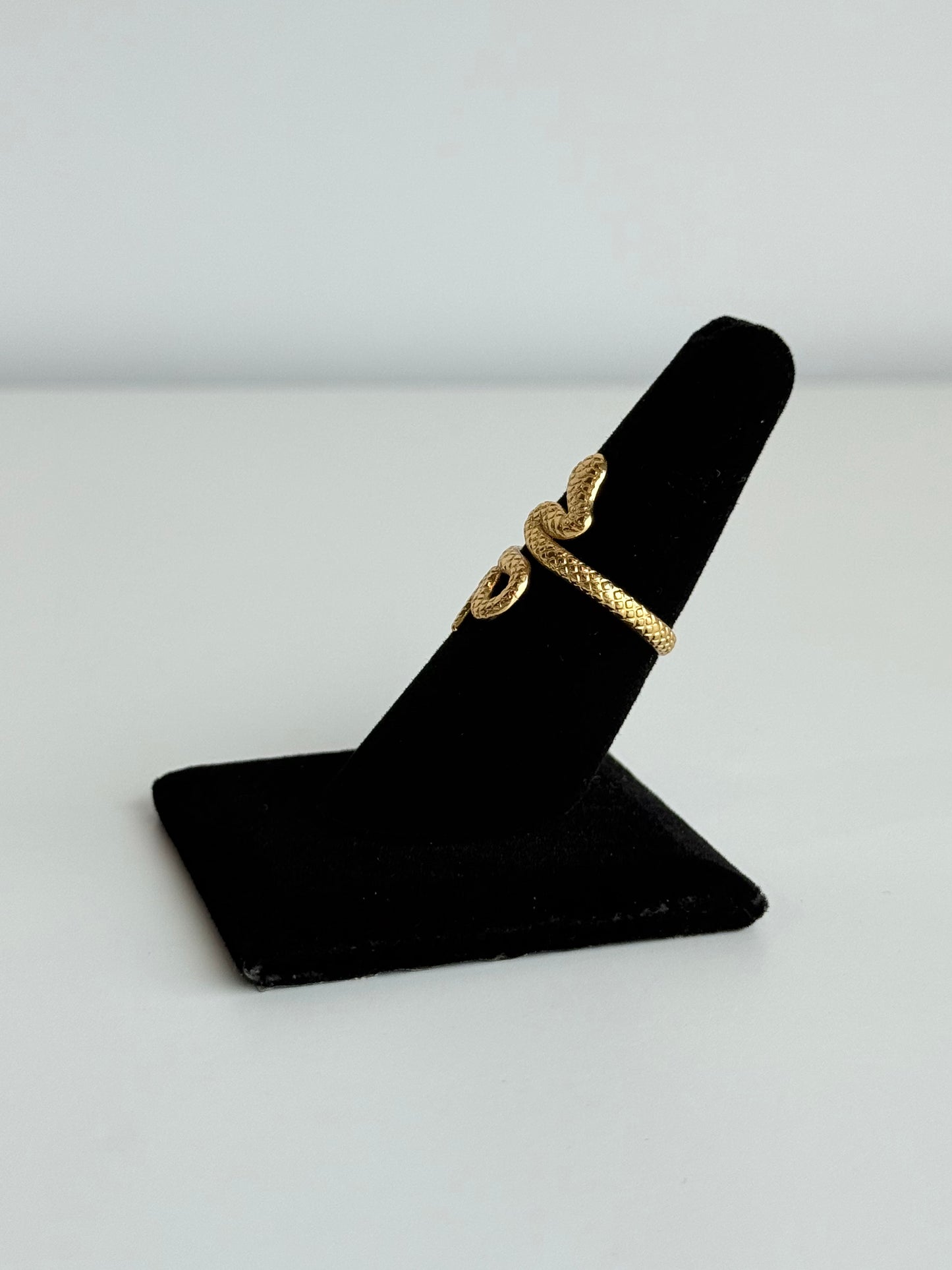 Snake Adjustable Brass Ring – Best Fits Size 7.5 and Can Be Adjusted Larger