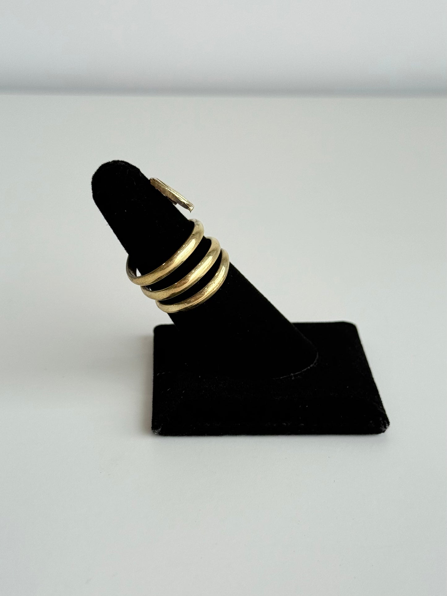 Eye of Horus Swirl Adjustable Brass Ring – Best Fits Size 7 or 8 and Can Be Adjusted Larger