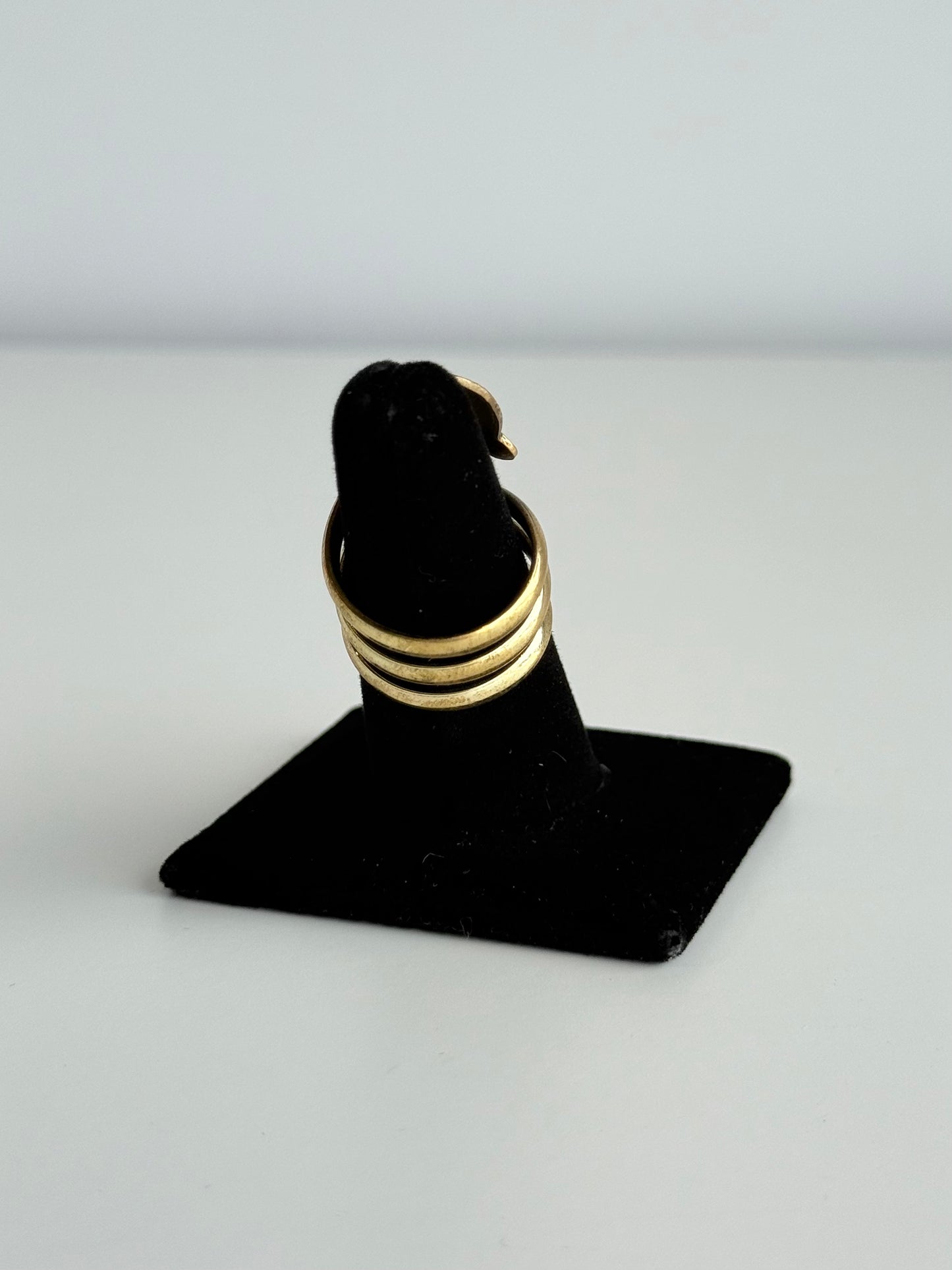 Tutankhamen Swirl Adjustable Brass Ring – Best Fits Size 7 or 8 and Can Be Adjusted Larger