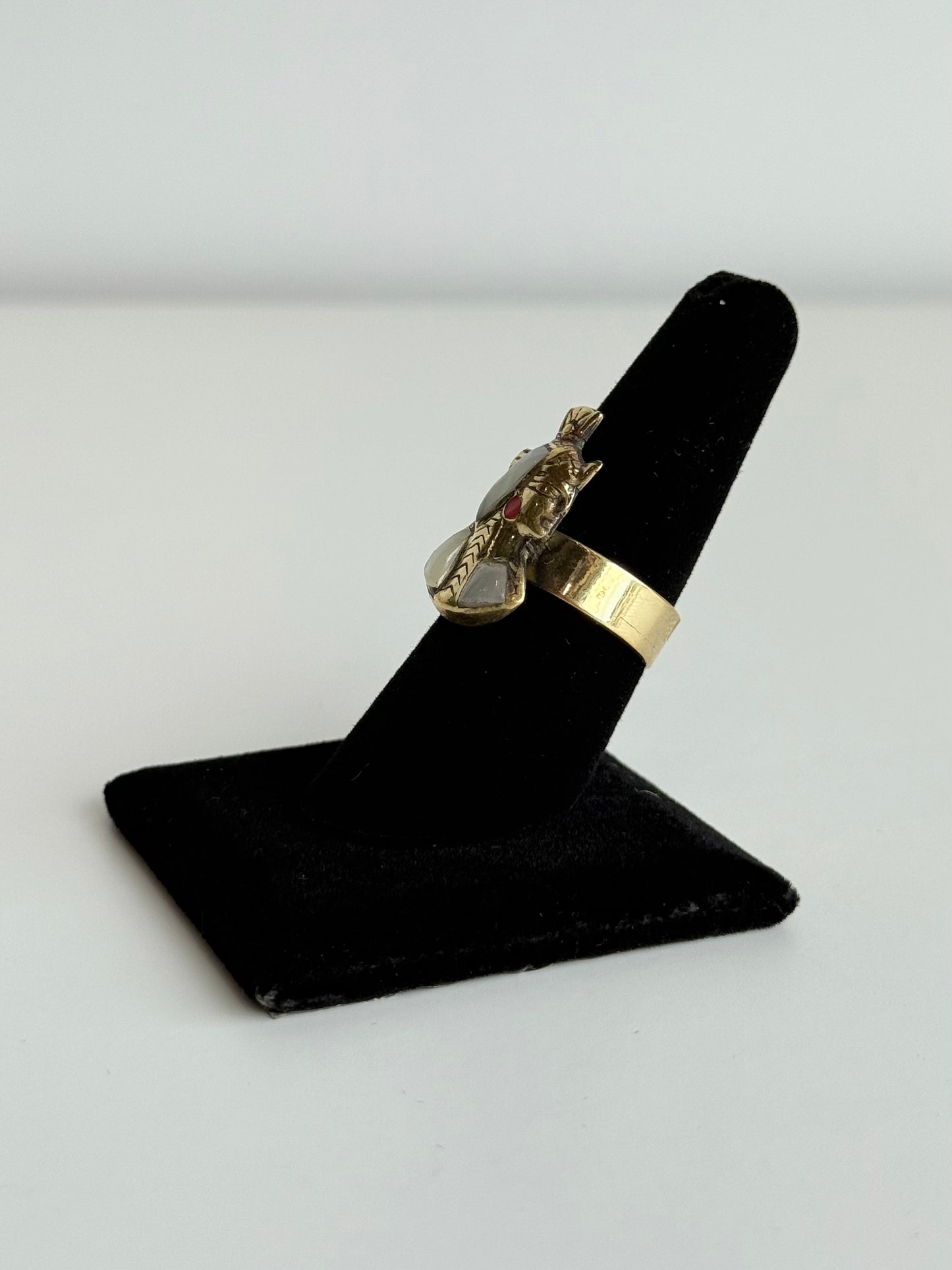 Isis Adjustable Brass Ring – Best Fits Size 8 and Can Be Adjusted Larger