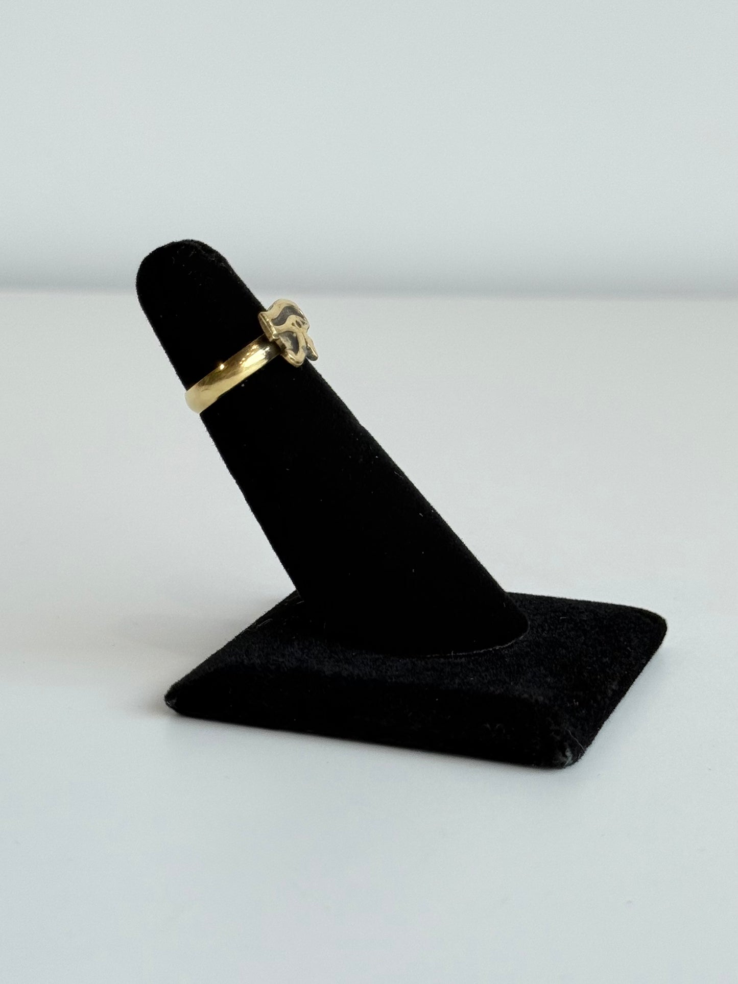 Eye of Horus Pinky Adjustable Brass Ring – Best Fits Size 4 and Can Be Adjusted Larger