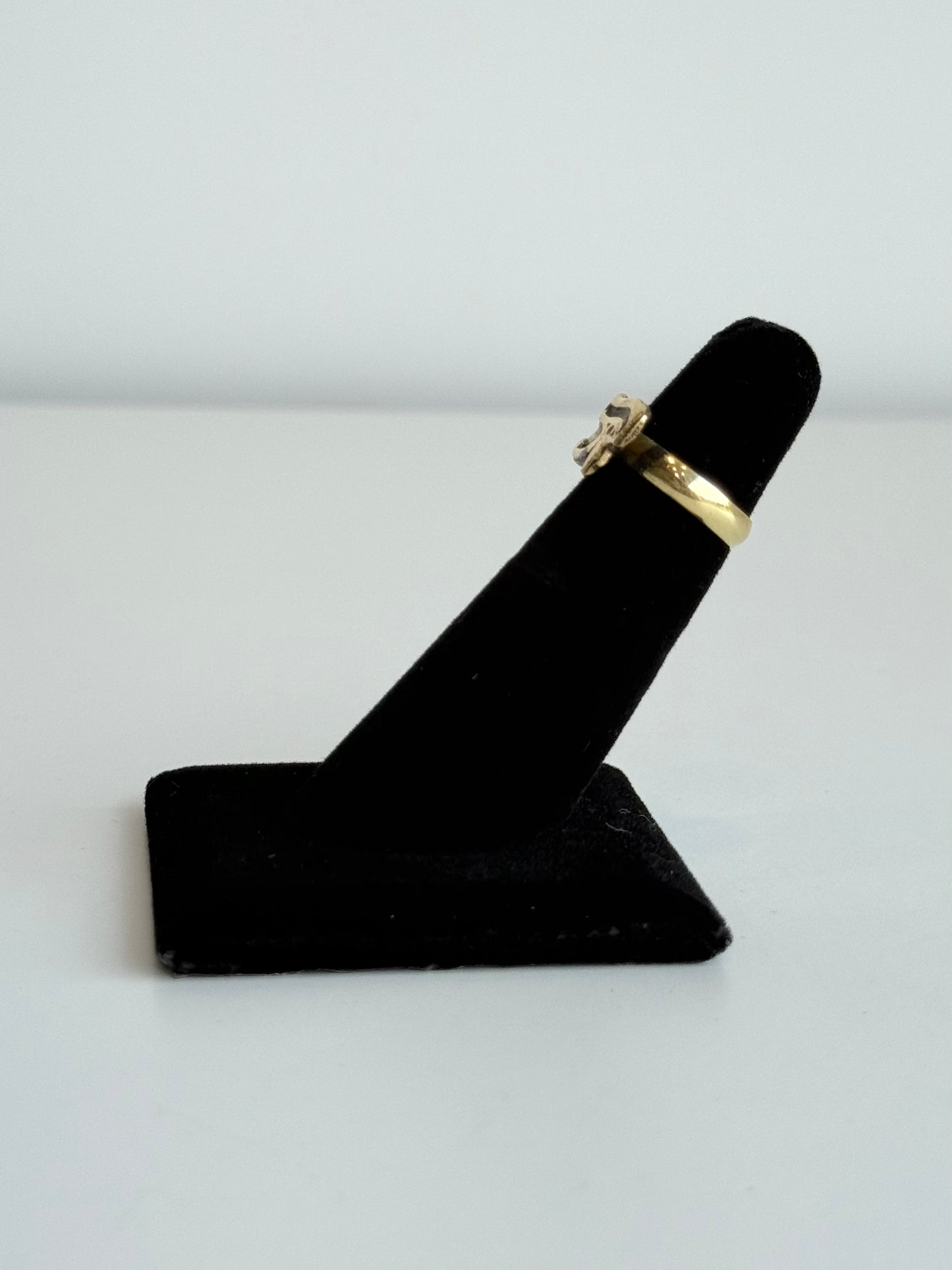 Eye of Horus Pinky Adjustable Brass Ring – Best Fits Size 4 and Can Be Adjusted Larger