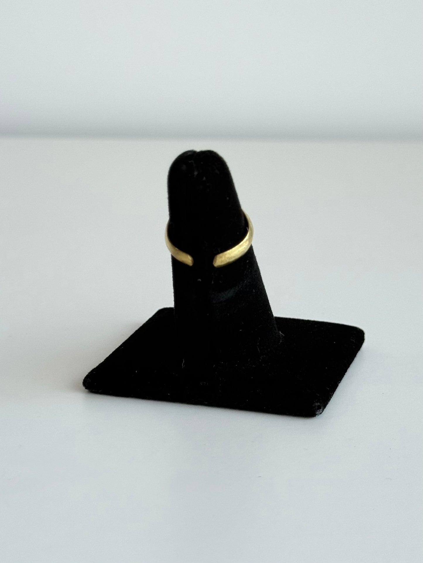 Nefertiti Pinky Adjustable Brass Ring – Best Fits 4 and Can Be Adjusted Larger