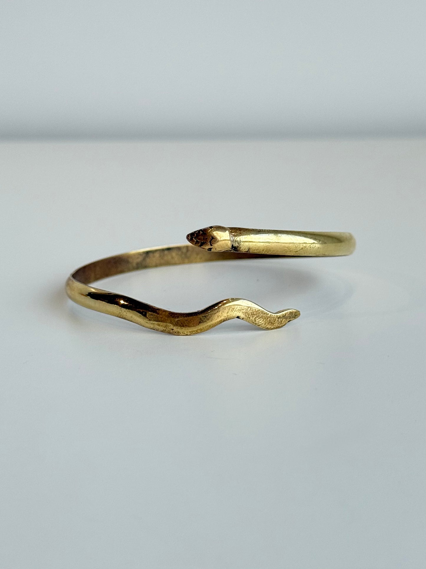 Snake Bracelet – Brass