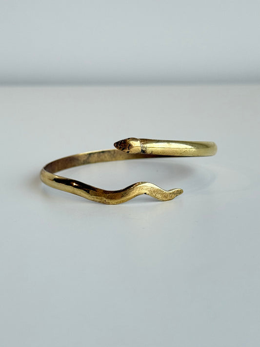 Snake Bracelet – Brass