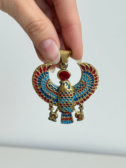 Horus Pendant – Brass