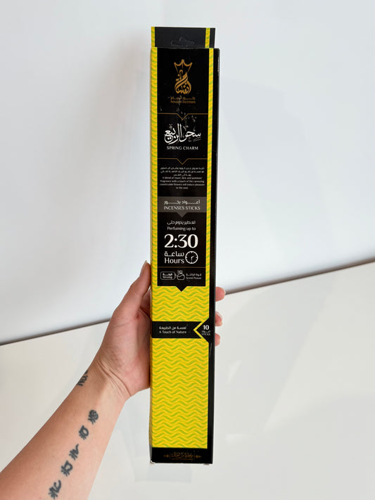 Spring Charm ( Egyptian Incense ) Last up to 2:30 Hours