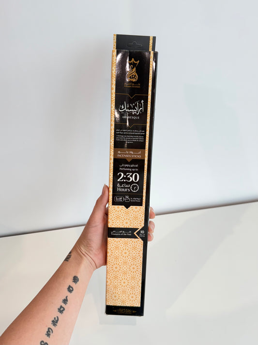 Arabesque ( Egyptian Incense ) Can last up to 2:30 Hours