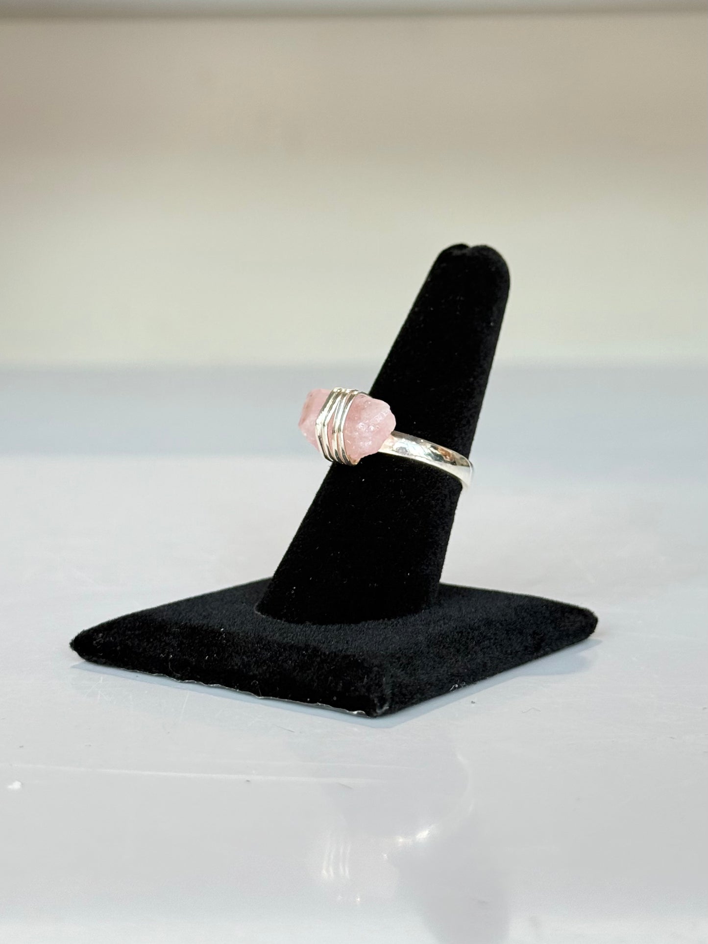 Morganite Ring ( Size 8 )