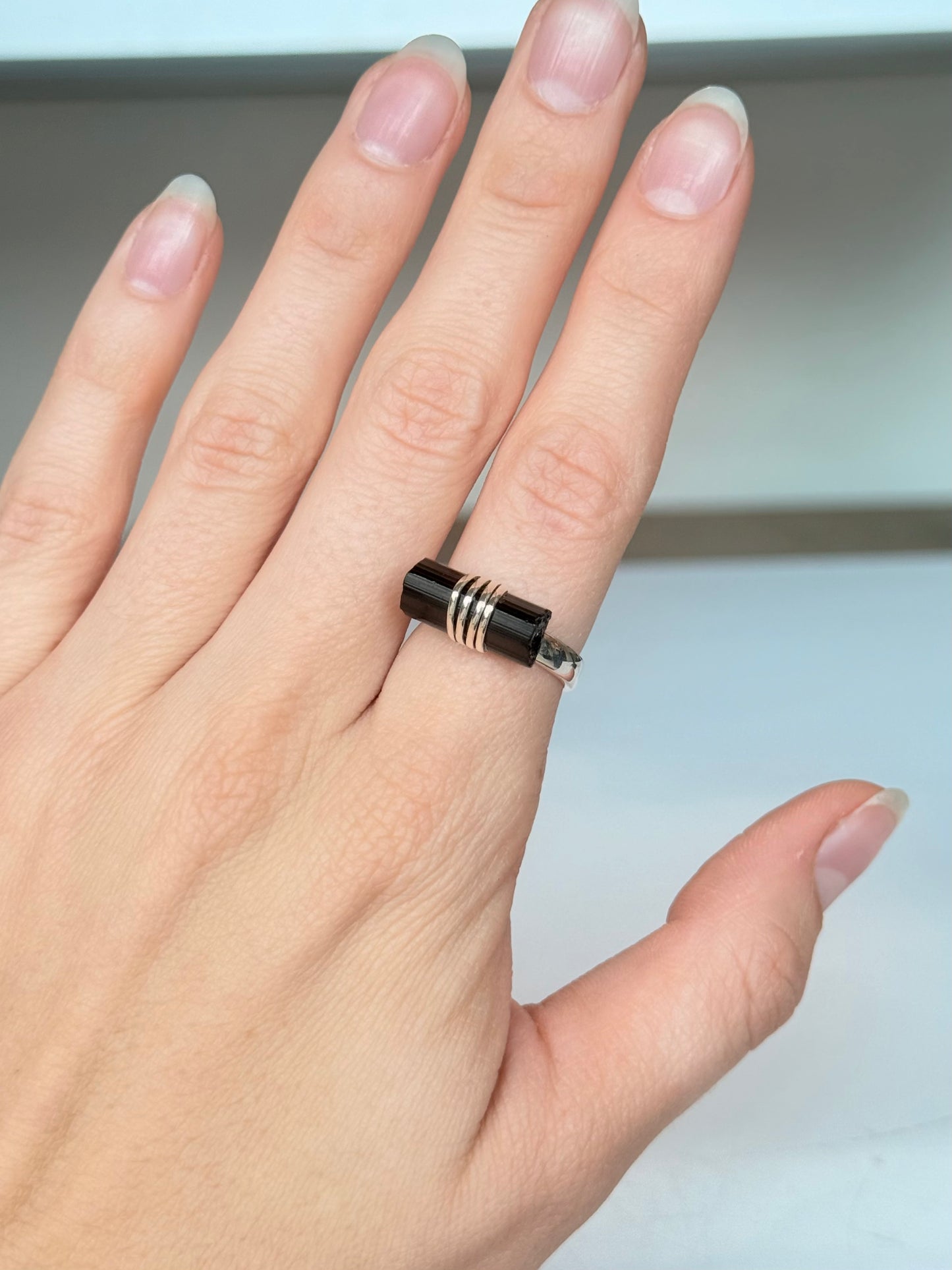 Black Tourmaline ( Size 7 )