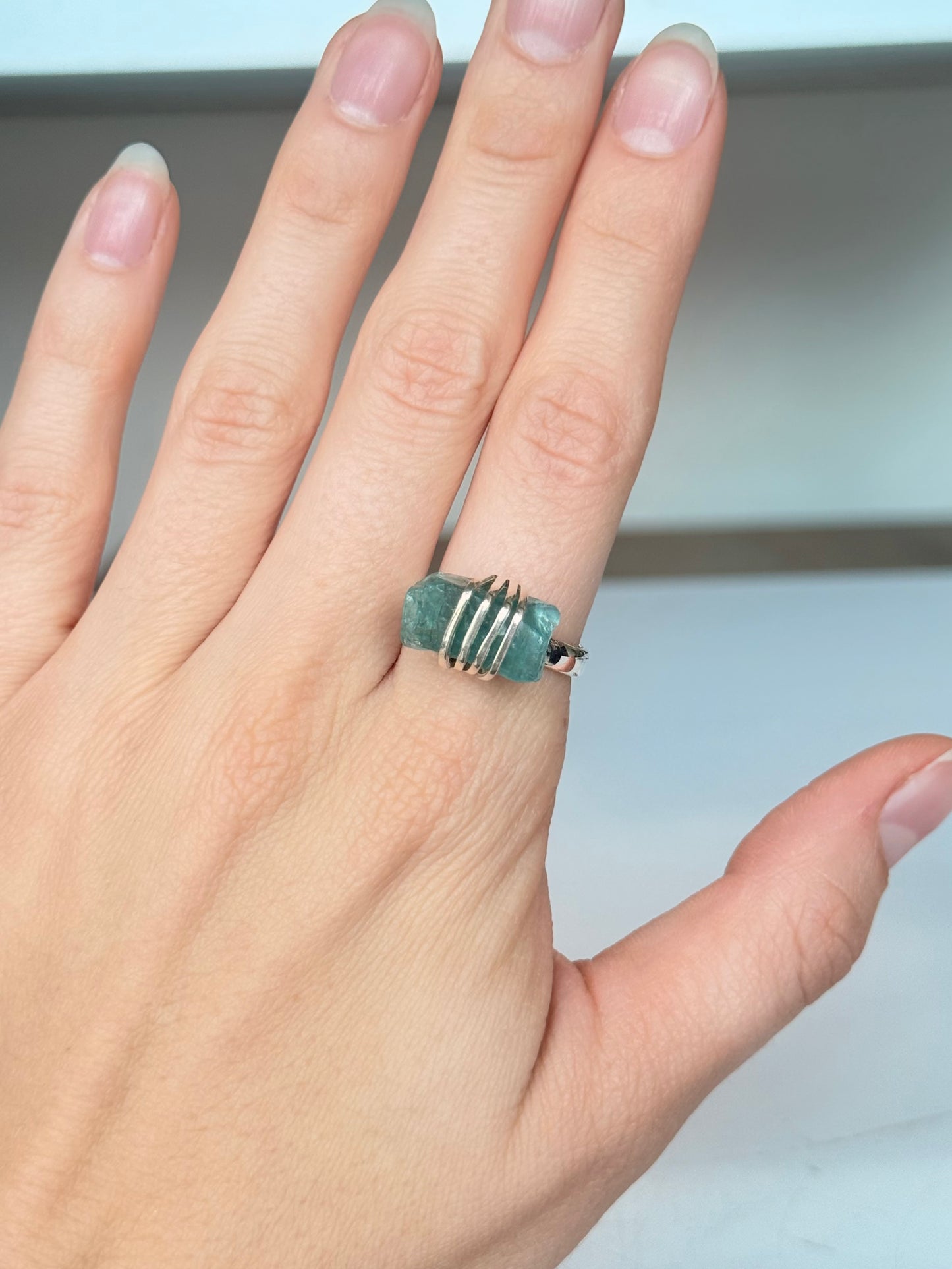 Blue Apatite ( Size 8 )