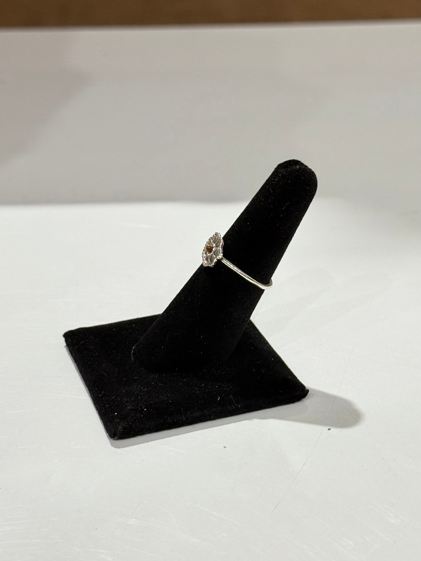 Tiger Eye Flower Ring ( Adjustable Size )