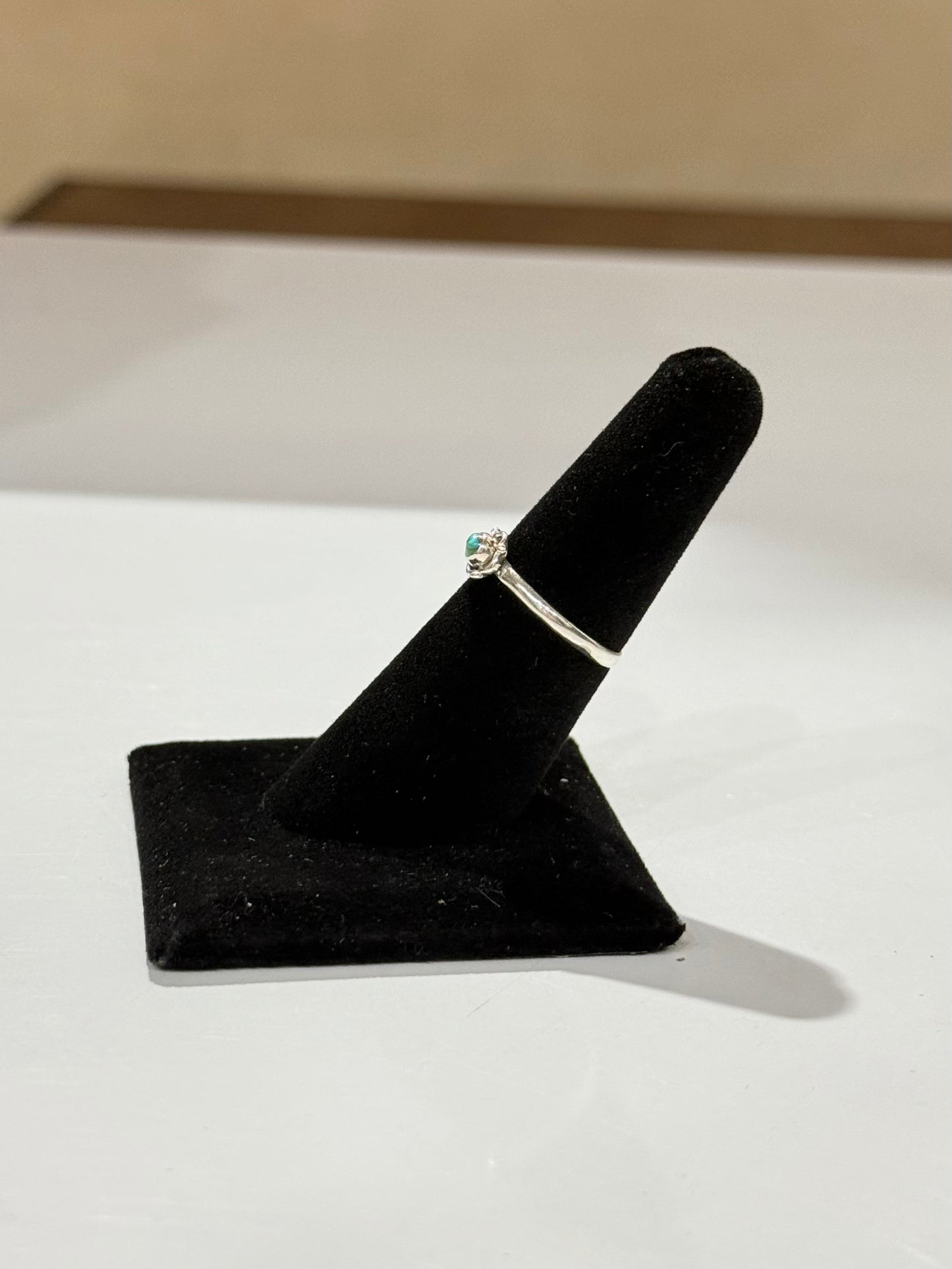 Oyster Copper Turquoise Ring ( Adjustable Size )