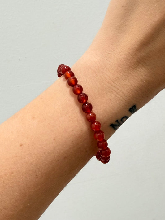 Carnelian 6mm Bracelet