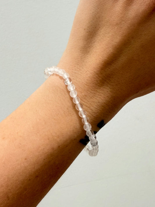 Clear Quartz 4mm Bracelet