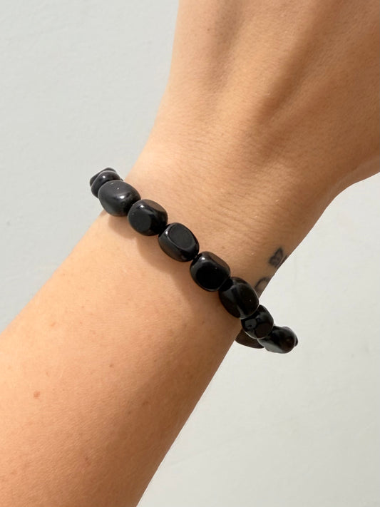 Obsidian Freeform Bracelet